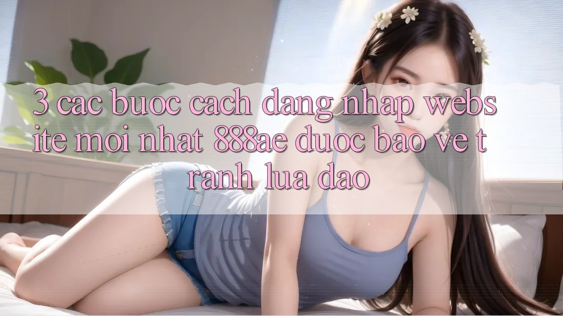 3. Các bước Cách Đăng nhập Website Mới nhất 888ae Được bảo vệ, Tránh Lừa Đảo 3. Các bước Cách Đăng nhập Website Mới nhất 888ae Được bảo vệ, Tránh Lừa Đảo