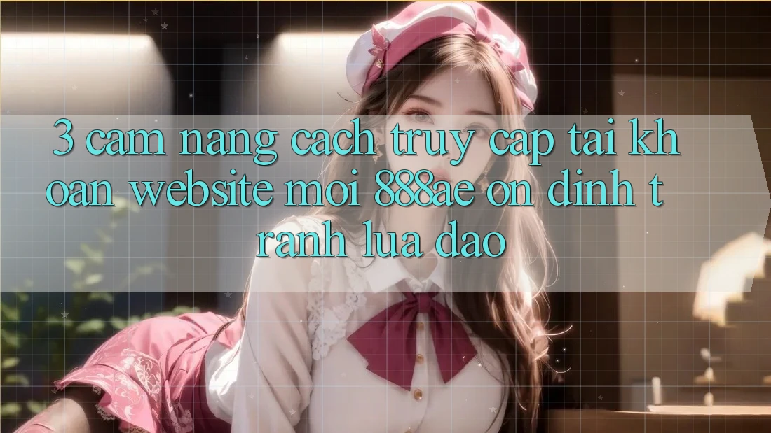 3. Cẩm nang Cách Truy cập tài khoản Website Mới 888ae Ổn định, Tránh Lừa Đảo 3. Cẩm nang Cách Truy cập tài khoản Website Mới 888ae Ổn định, Tránh Lừa Đảo