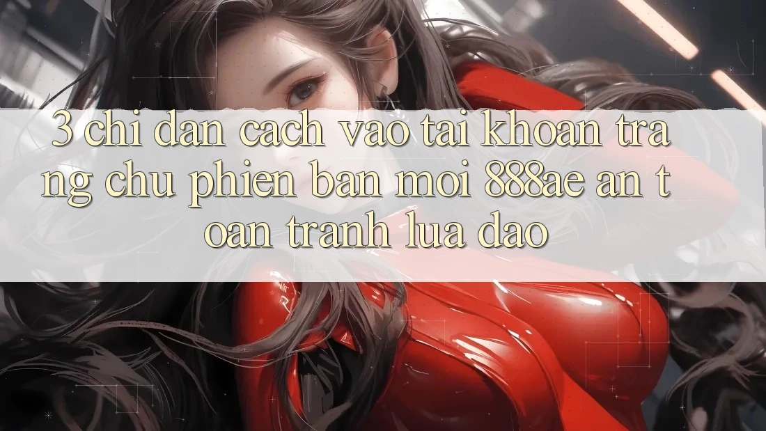 3. Chỉ dẫn Cách Vào tài khoản Trang chủ Phiên bản mới 888ae An Toàn, Tránh Lừa Đảo 3. Chỉ dẫn Cách Vào tài khoản Trang chủ Phiên bản mới 888ae An Toàn, Tránh Lừa Đảo