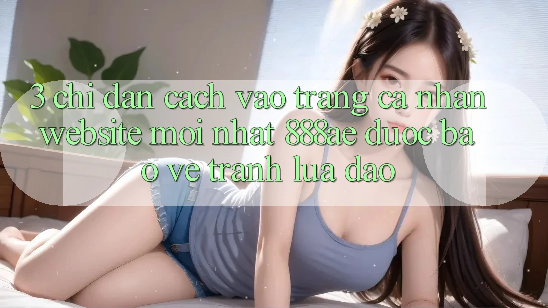 3. Chỉ dẫn Cách Vào trang cá nhân Website Mới nhất 888ae Được bảo vệ, Tránh Lừa Đảo 3. Chỉ dẫn Cách Vào trang cá nhân Website Mới nhất 888ae Được bảo vệ, Tránh Lừa Đảo