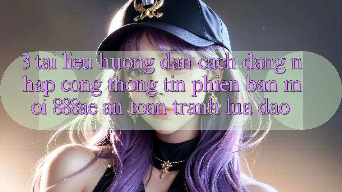 3. Tài liệu hướng dẫn Cách Đăng Nhập Cổng thông tin Phiên bản mới 888ae An Toàn, Tránh Lừa Đảo