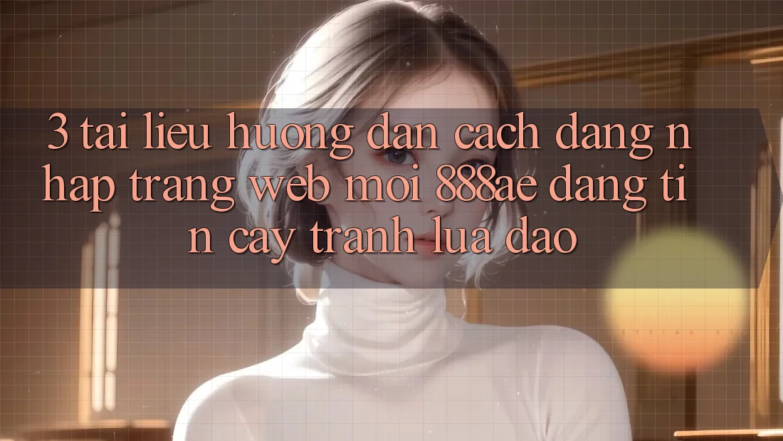 3. Tài liệu hướng dẫn Cách Đăng Nhập Trang web Mới 888ae Đáng tin cậy, Tránh Lừa Đảo 3. Tài liệu hướng dẫn Cách Đăng Nhập Trang web Mới 888ae Đáng tin cậy, Tránh Lừa Đảo