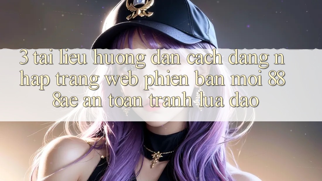 3. Tài liệu hướng dẫn Cách Đăng Nhập Trang web Phiên bản mới 888ae An Toàn, Tránh Lừa Đảo 3. Tài liệu hướng dẫn Cách Đăng Nhập Trang web Phiên bản mới 888ae An Toàn, Tránh Lừa Đảo