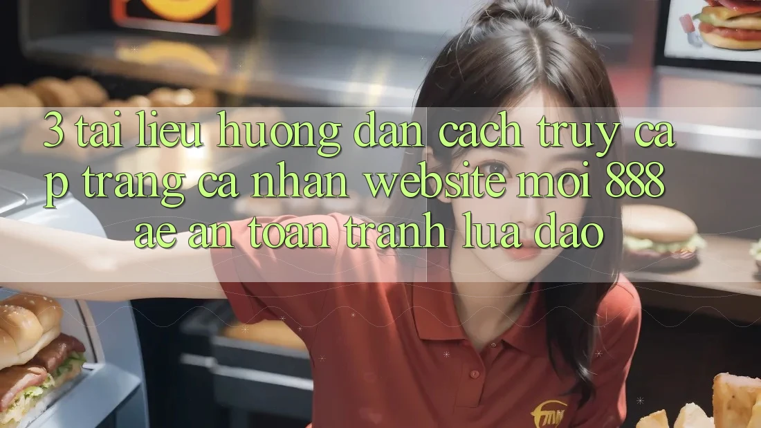 3. Tài liệu hướng dẫn Cách Truy cập trang cá nhân Website Mới 888ae An Toàn, Tránh Lừa Đảo 3. Tài liệu hướng dẫn Cách Truy cập trang cá nhân Website Mới 888ae An Toàn, Tránh Lừa Đảo