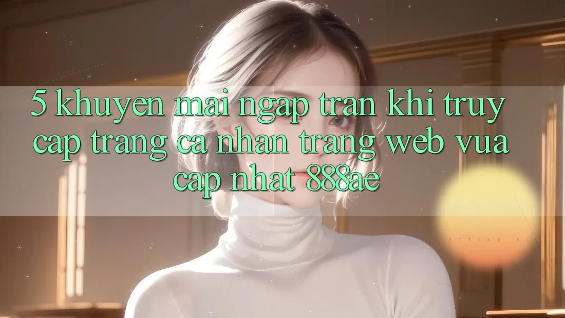 5. Khuyến Mãi Ngập Tràn Khi Truy cập trang cá nhân Trang web Vừa cập nhật 888ae 5. Khuyến Mãi Ngập Tràn Khi Truy cập trang cá nhân Trang web Vừa cập nhật 888ae