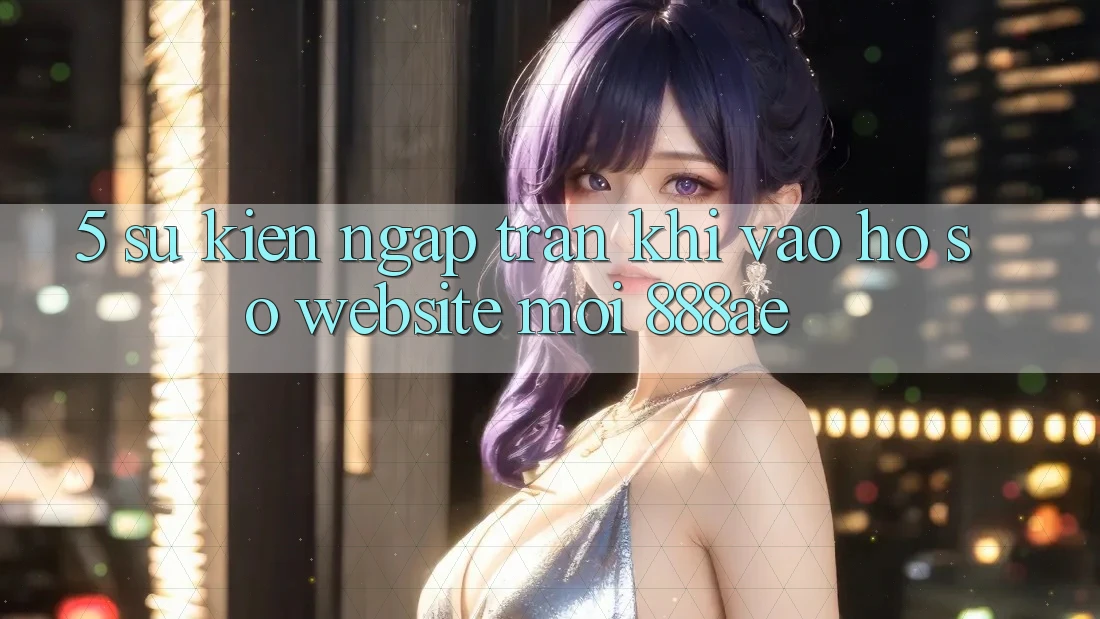 5. Sự kiện Ngập Tràn Khi Vào hồ sơ Website Mới 888ae