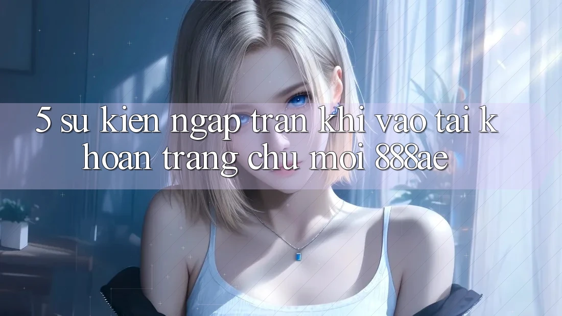 5. Sự kiện Ngập Tràn Khi Vào tài khoản Trang chủ Mới 888ae