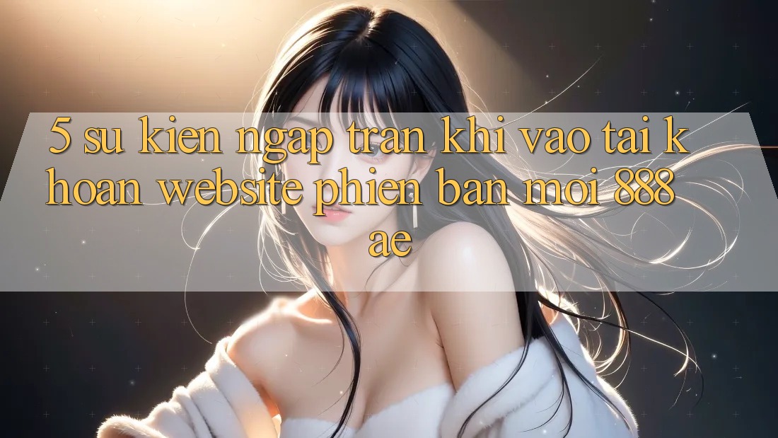 5. Sự kiện Ngập Tràn Khi Vào tài khoản Website Phiên bản mới 888ae 5. Sự kiện Ngập Tràn Khi Vào tài khoản Website Phiên bản mới 888ae