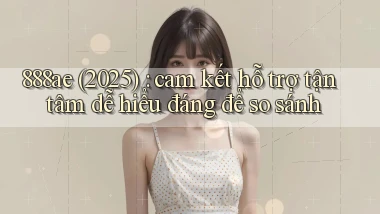 888ae (2025) cam kết hỗ trợ tận tâm dễ hiểu đáng để so sánh