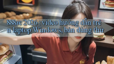 888ae 2026 video hướng dẫn trên laptop Windows, bản dùng thử