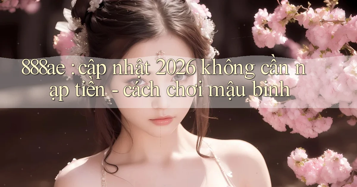 888ae cập nhật 2026 không cần nạp tiền   cách chơi mậu binh