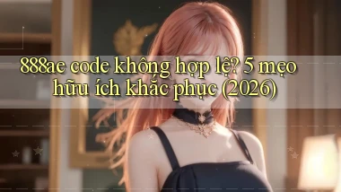 888ae code không hợp lệ 5 mẹo hữu ích khắc phục (2026)