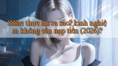 888ae thực hư ra sao kinh nghiệm không cần nạp tiền (2026)