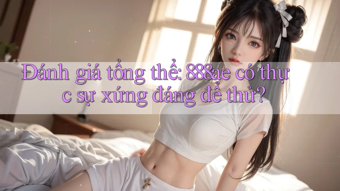 Đánh giá tổng thể: 888ae có thực sự xứng đáng để thử? Đánh giá tổng thể: 888ae có thực sự xứng đáng để thử?