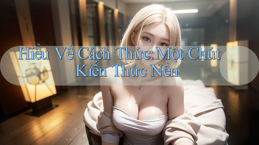 Hiểu Về Cách Thức: Một Chút Kiến Thức Nền Hiểu Về Cách Thức: Một Chút Kiến Thức Nền
