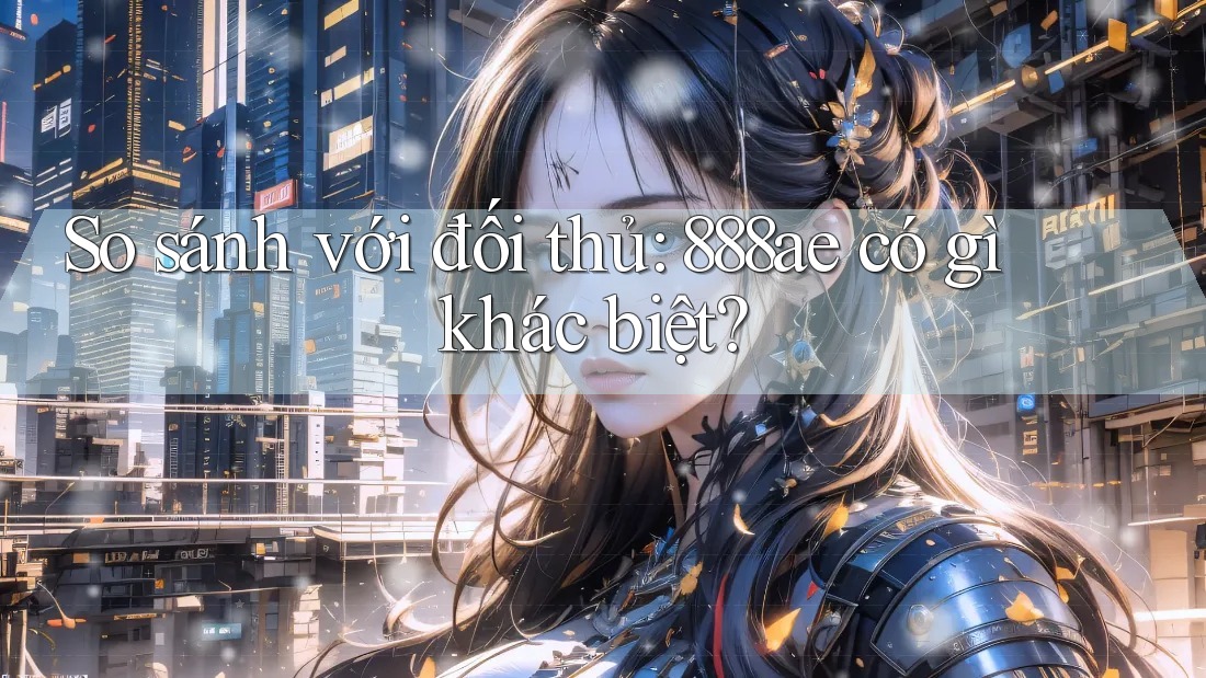 So sánh với đối thủ: 888ae có gì khác biệt? So sánh với đối thủ: 888ae có gì khác biệt?