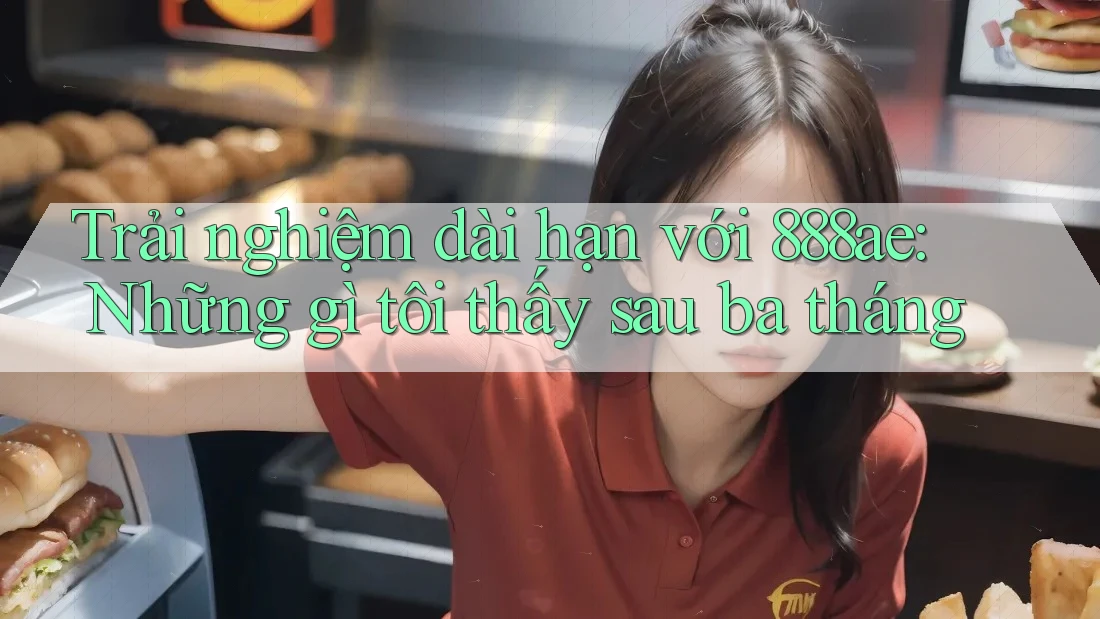 Trải nghiệm dài hạn với 888ae: Những gì tôi thấy sau ba tháng Trải nghiệm dài hạn với 888ae: Những gì tôi thấy sau ba tháng