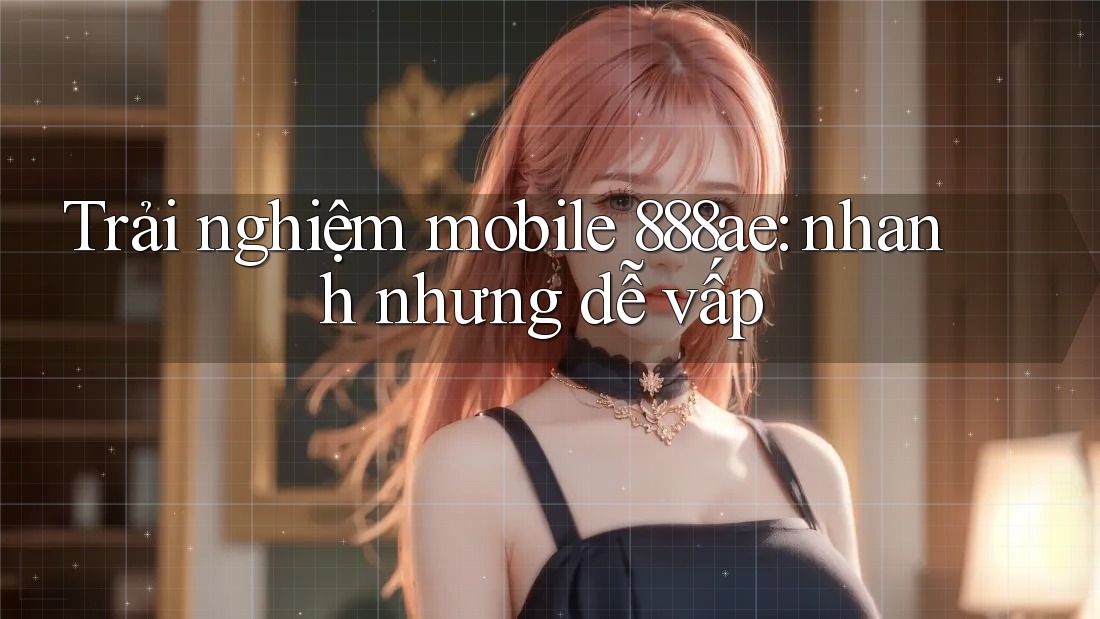 Trải nghiệm mobile 888ae: nhanh nhưng dễ vấp Trải nghiệm mobile 888ae: nhanh nhưng dễ vấp