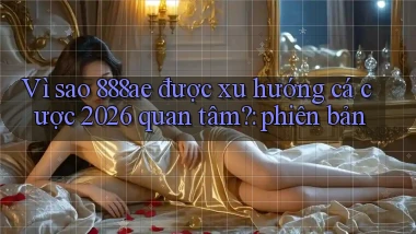 Vì sao 888ae được xu hướng cá cược 2026 quan tâm phiên bản